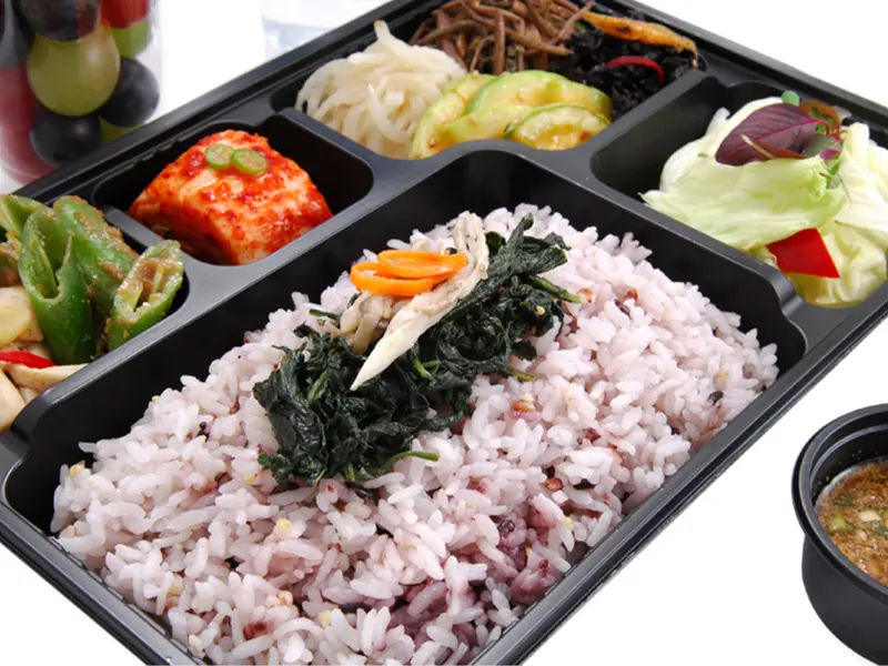 런치바스켓 단체도시락 실제 사진