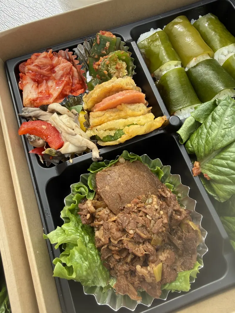 런치바스켓 단체도시락 실제 사진