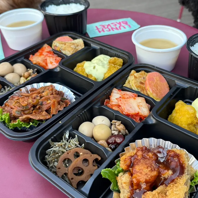 런치바스켓 단체도시락 실제 사진