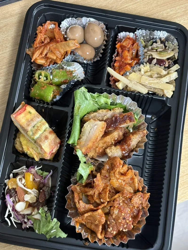 런치바스켓 단체도시락 실제 사진