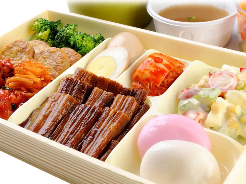 런치바스켓 단체도시락 실제 사진