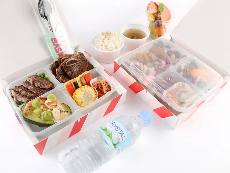 런치바스켓 단체도시락 실제 사진