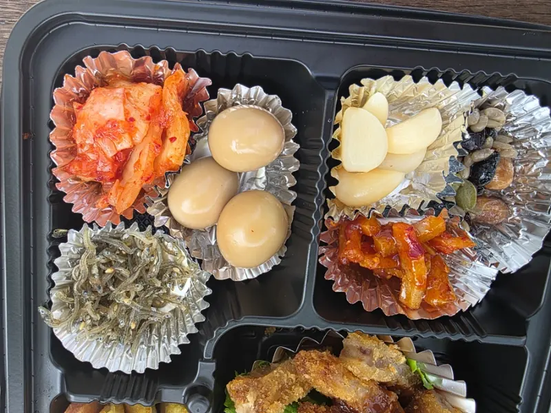 런치바스켓 단체도시락 실제 사진