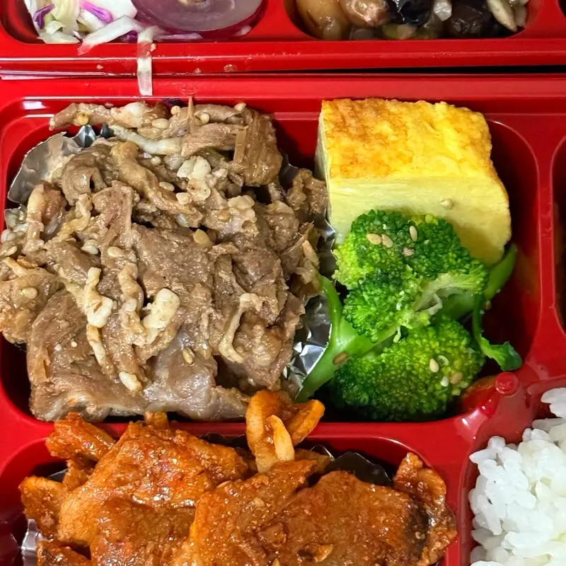 런치바스켓 단체도시락 실제 사진