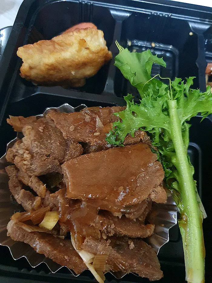 런치바스켓 단체도시락 실제 사진