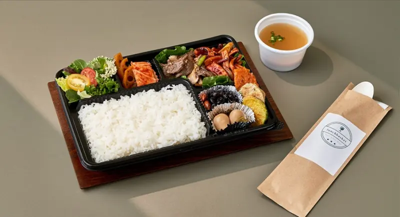 런치바스켓 단체도시락 실제 사진