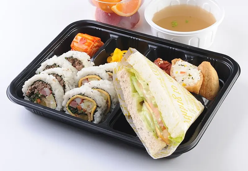 런치바스켓 단체도시락 실제 사진