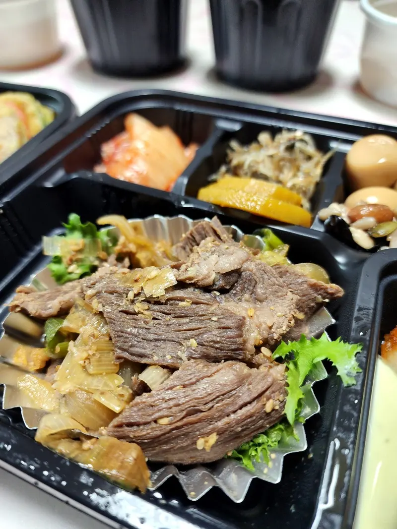런치바스켓 단체도시락 실제 사진