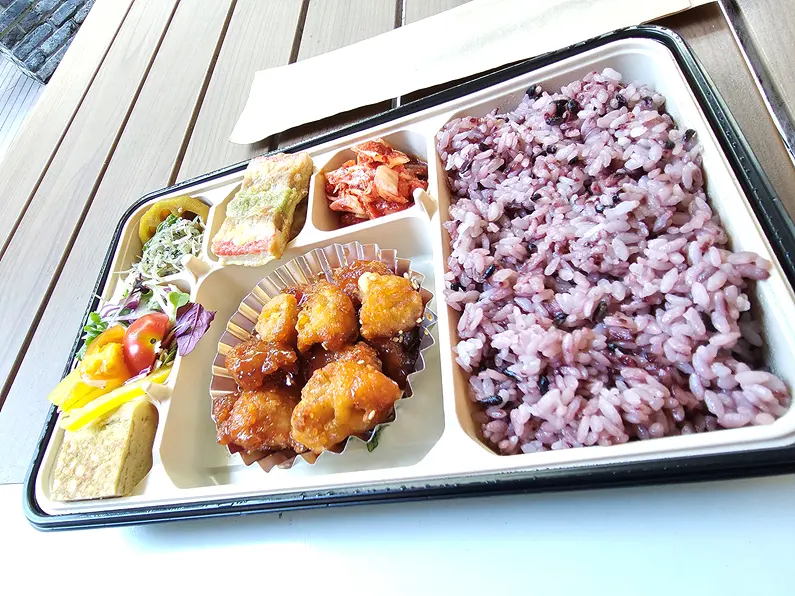 런치바스켓 단체도시락 실제 사진
