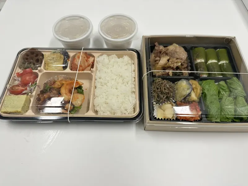 런치바스켓 단체도시락 실제 사진