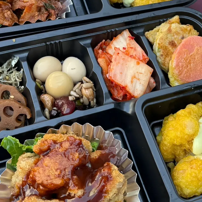 런치바스켓 단체도시락 실제 사진
