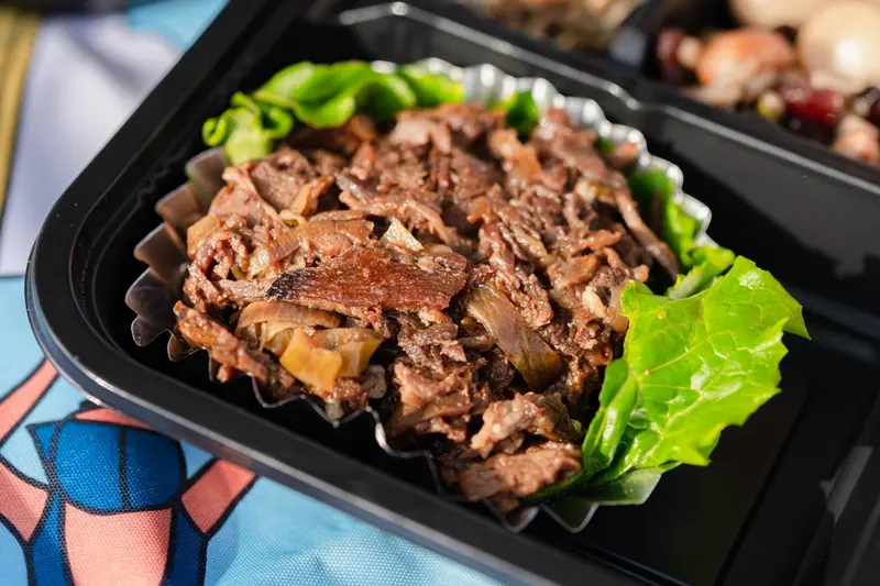 런치바스켓 단체도시락 실제 사진