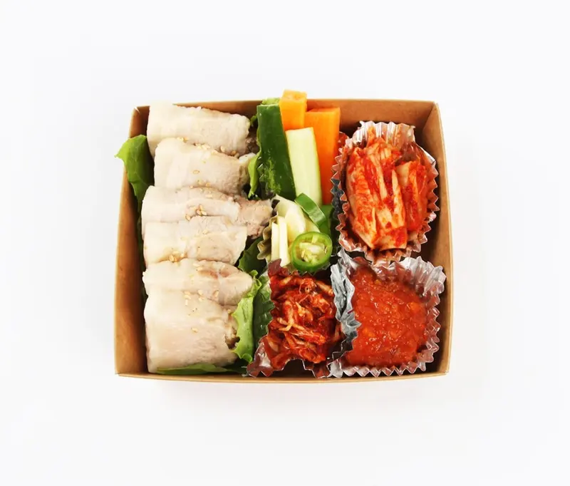 런치바스켓 단체도시락 실제 사진