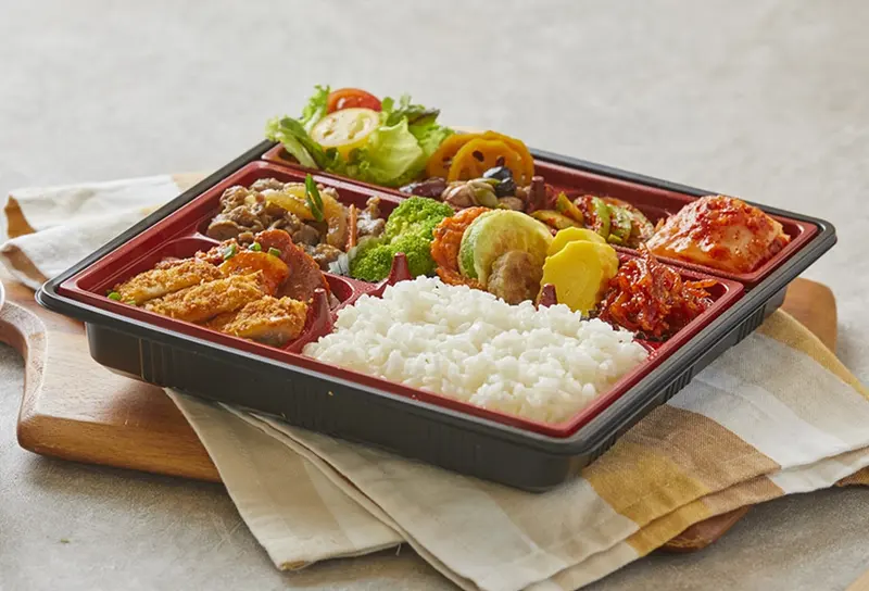 런치바스켓 단체도시락 실제 사진