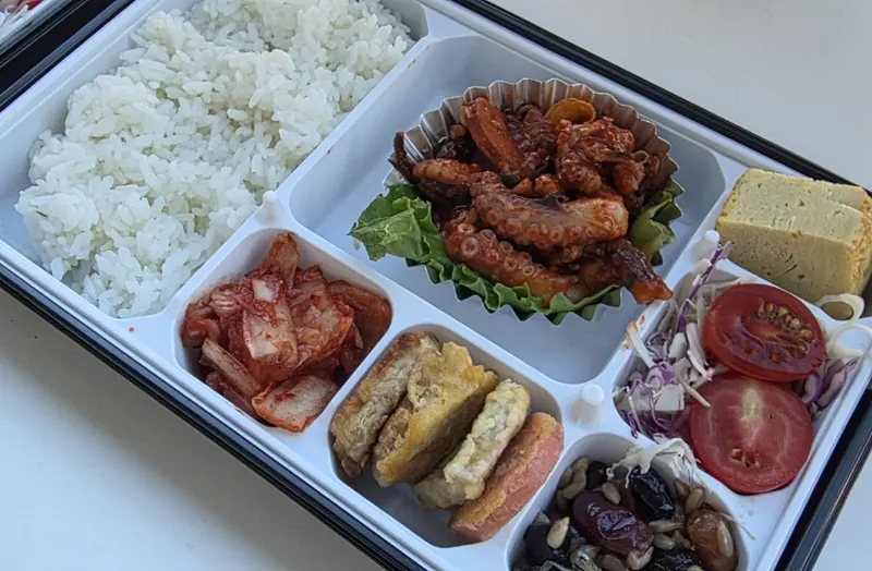 런치바스켓 단체도시락 실제 사진