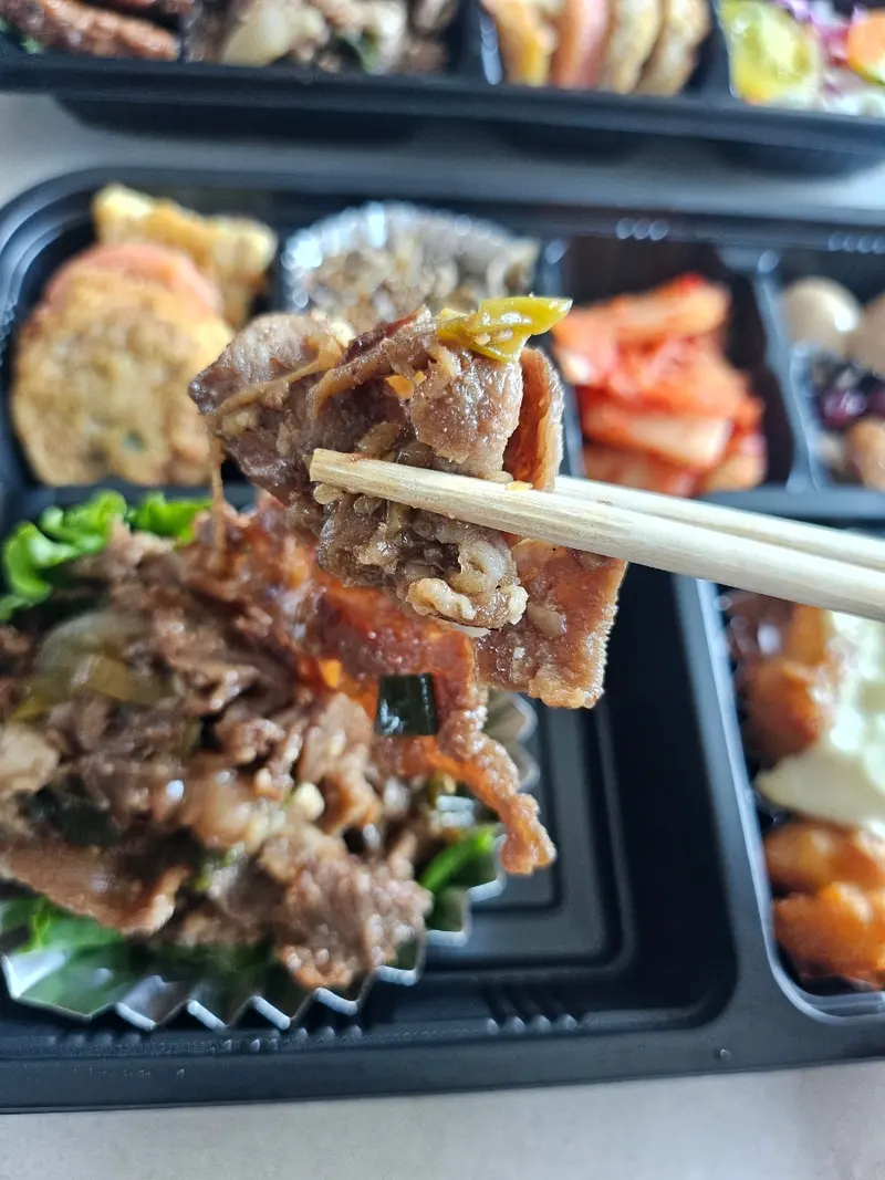 런치바스켓 단체도시락 실제 사진