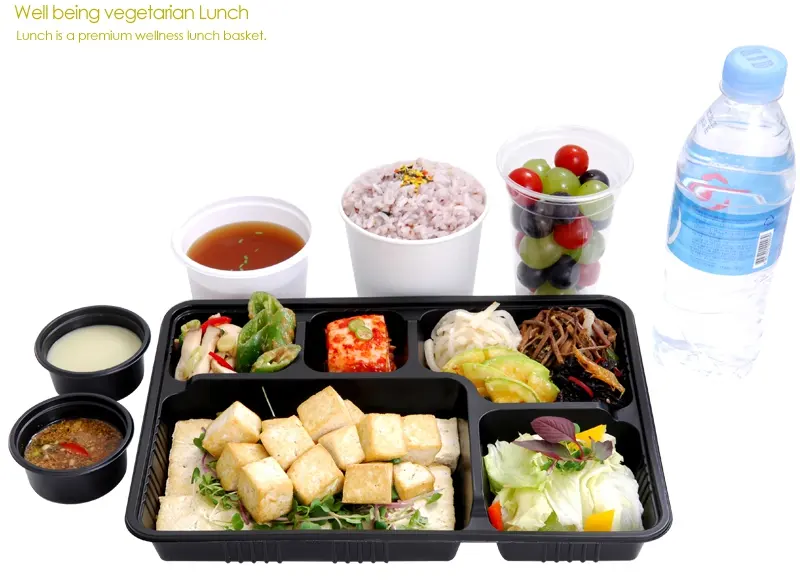 런치바스켓 단체도시락 실제 사진