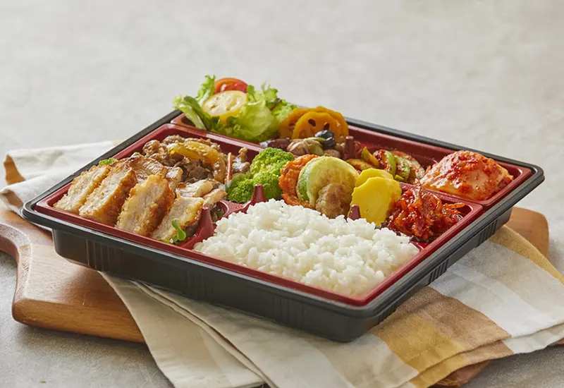 런치바스켓 단체도시락 실제 사진