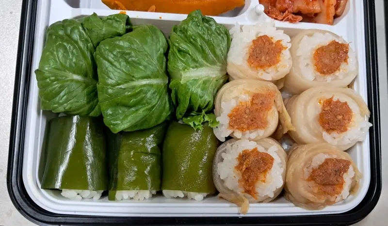 런치바스켓 단체도시락 실제 사진