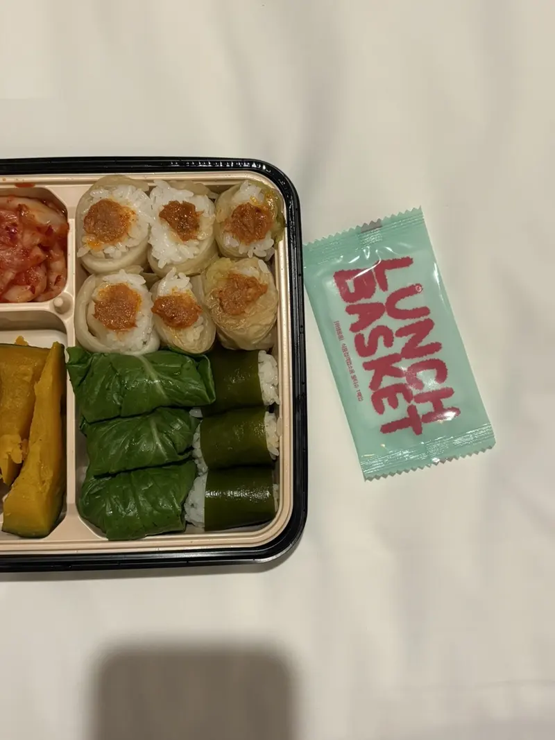런치바스켓 단체도시락 실제 사진