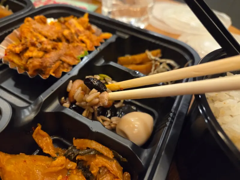 런치바스켓 단체도시락 실제 사진
