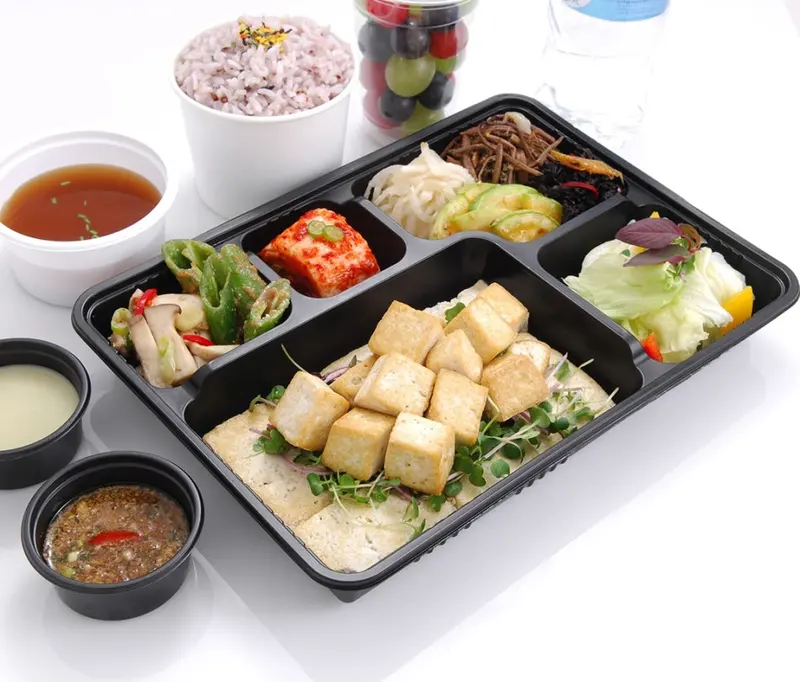 런치바스켓 단체도시락 실제 사진