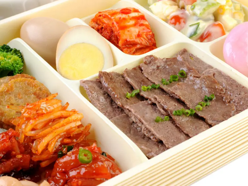 런치바스켓 단체도시락 실제 사진