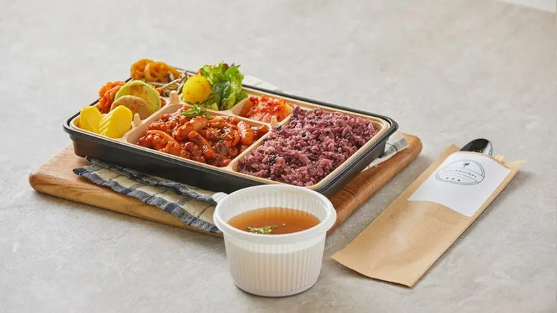 런치바스켓 단체도시락 실제 사진
