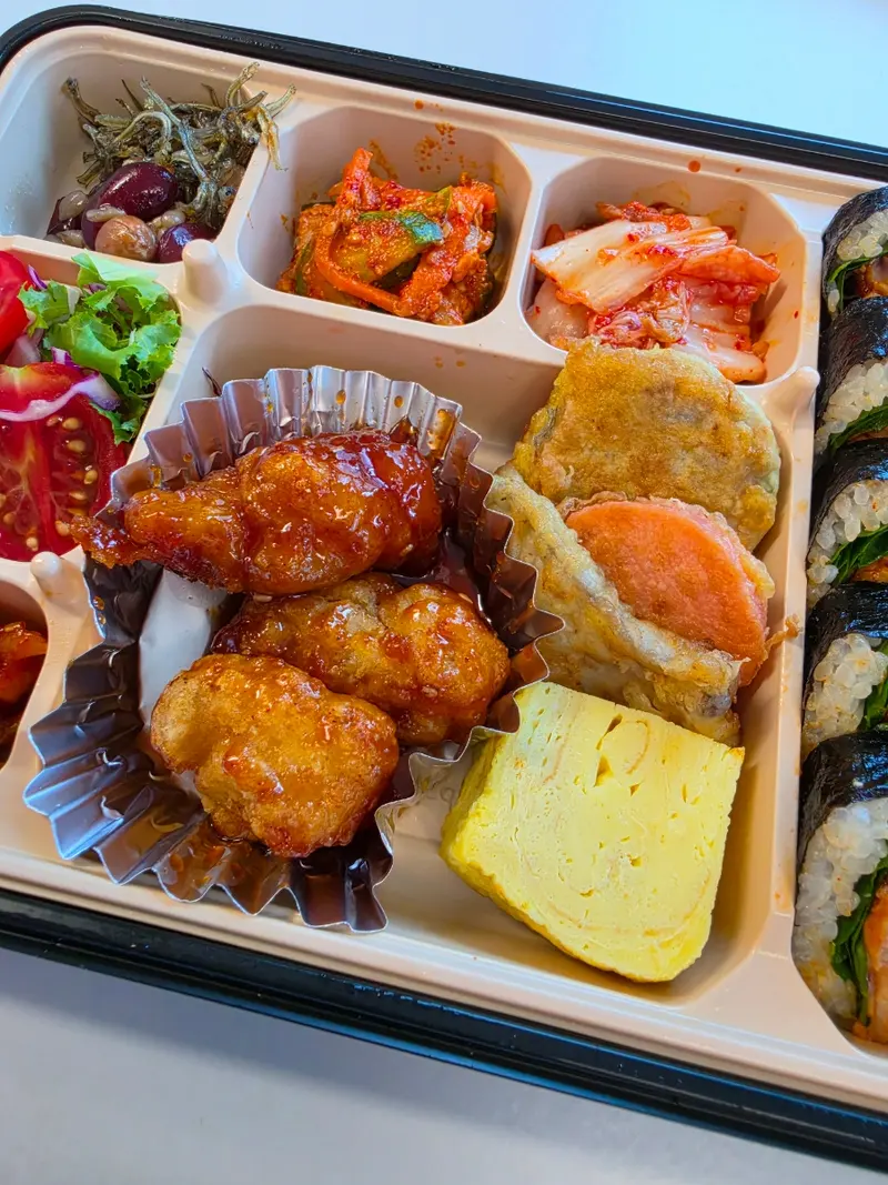 런치바스켓 단체도시락 실제 사진