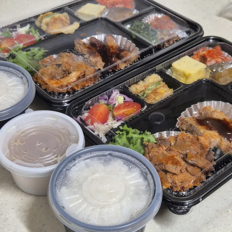런치바스켓 단체도시락 실제 사진