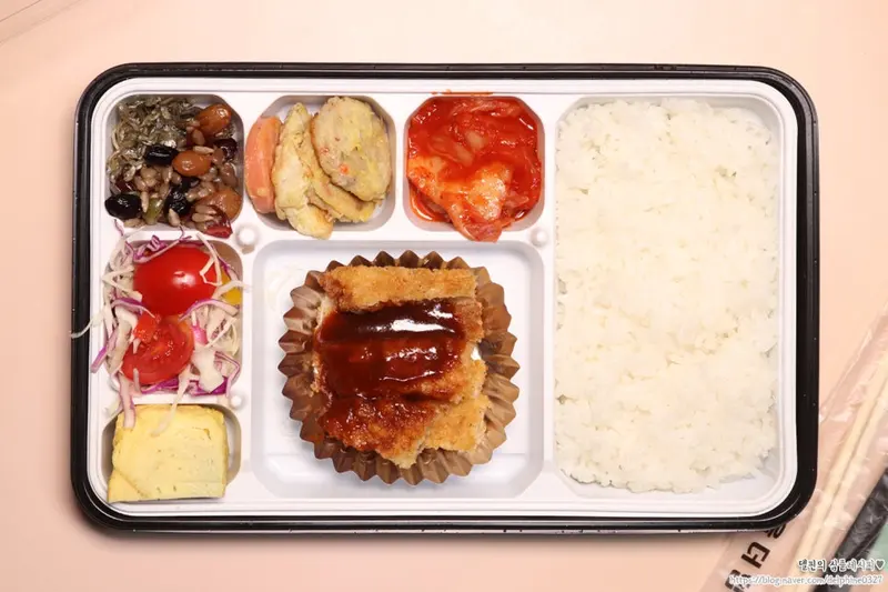 런치바스켓 단체도시락 실제 사진