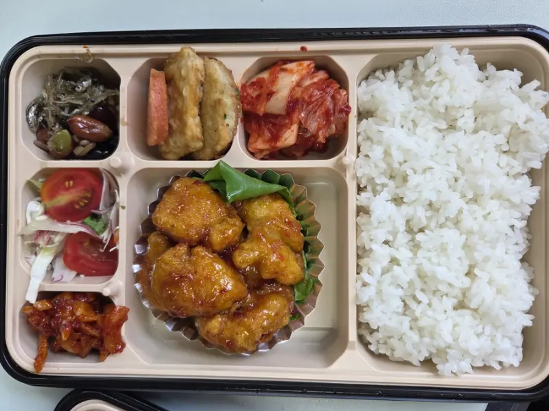 런치바스켓 단체도시락 실제 사진