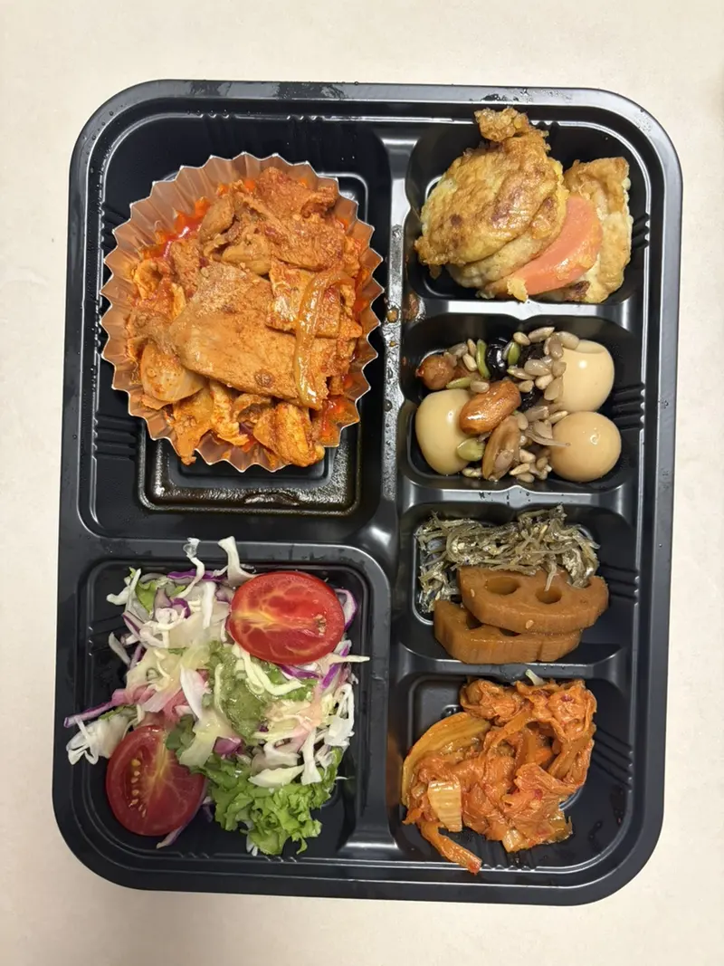 런치바스켓 단체도시락 실제 사진