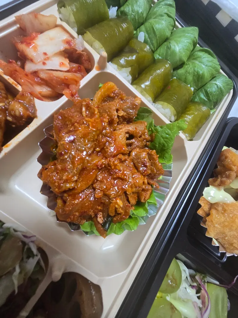 런치바스켓 단체도시락 실제 사진