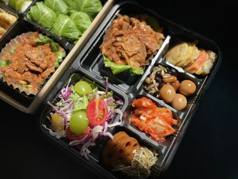 런치바스켓 단체도시락 실제 사진