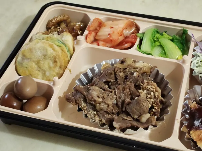런치바스켓 단체도시락 실제 사진