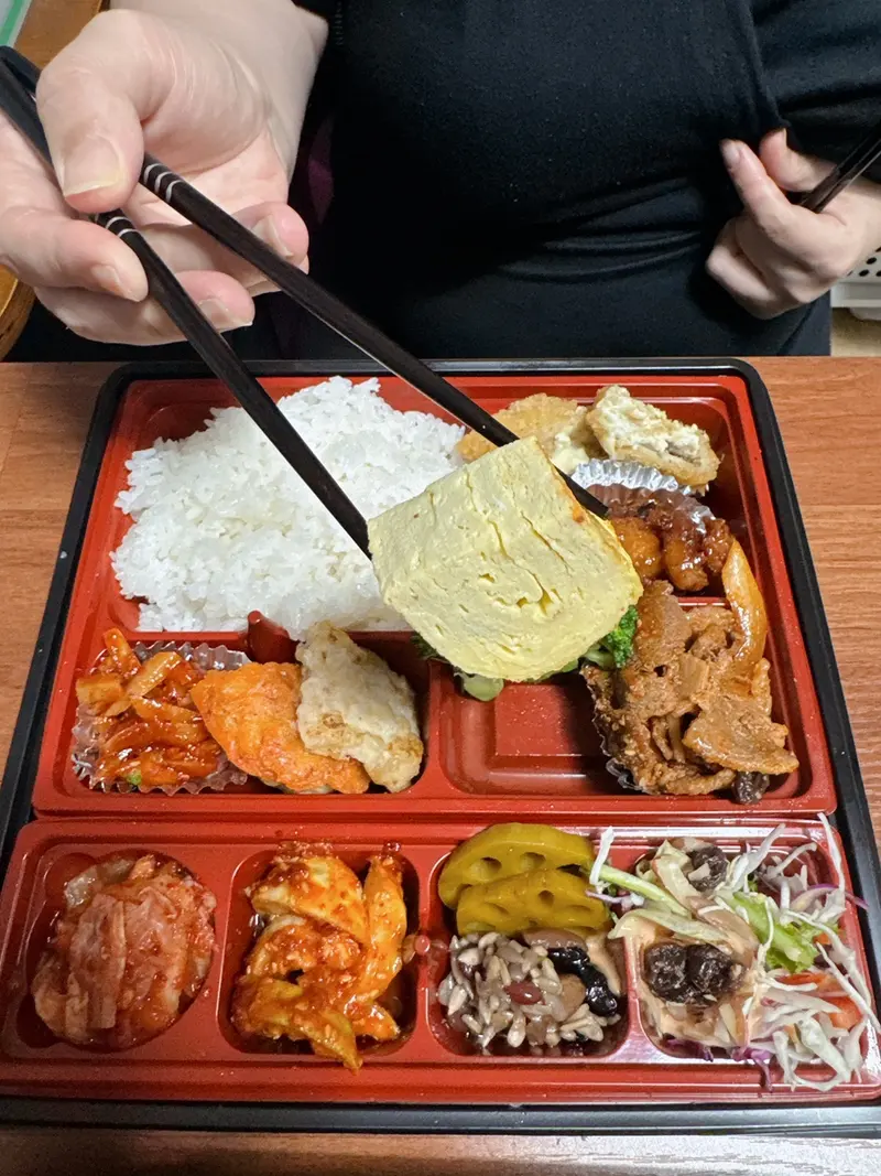 런치바스켓 단체도시락 실제 사진