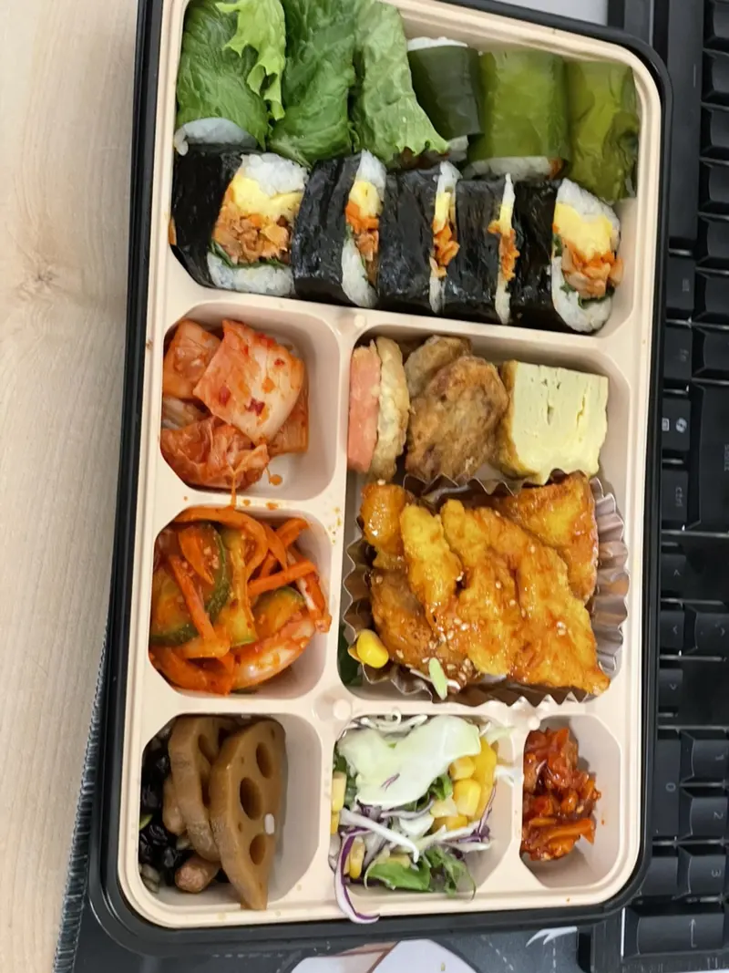 런치바스켓 단체도시락 실제 사진