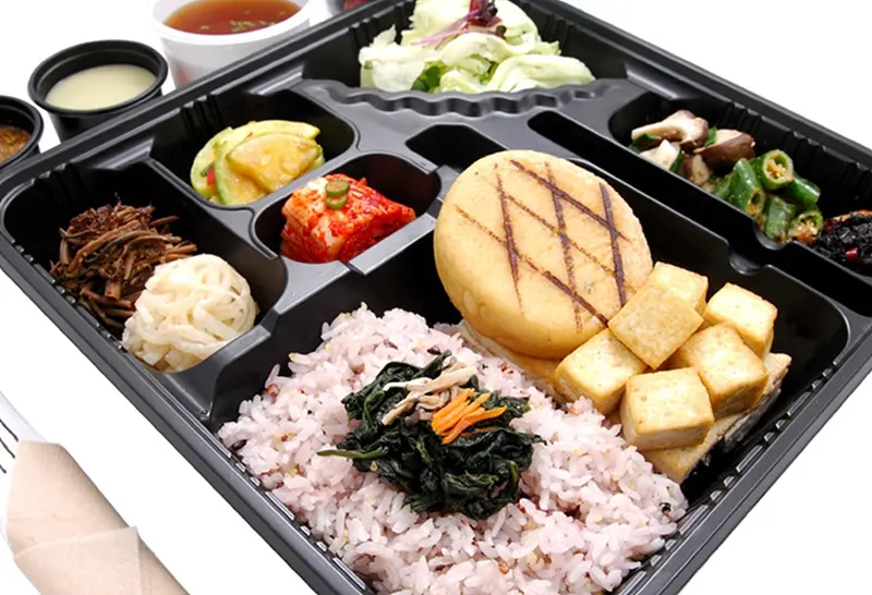 런치바스켓 단체도시락 실제 사진