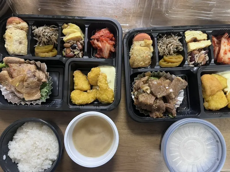 런치바스켓 단체도시락 실제 사진
