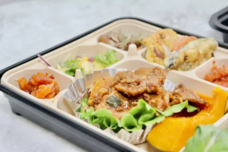 런치바스켓 단체도시락 실제 사진