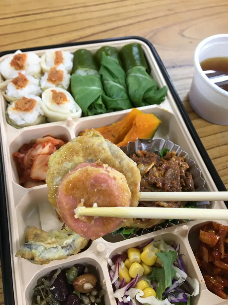 런치바스켓 단체도시락 실제 사진
