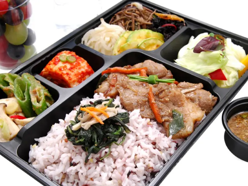 런치바스켓 단체도시락 실제 사진