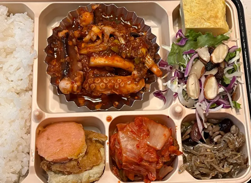 런치바스켓 단체도시락 실제 사진