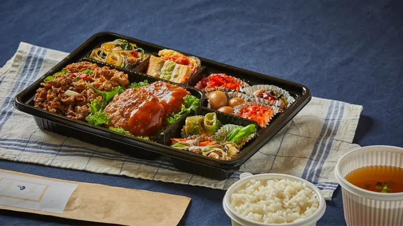 런치바스켓 단체도시락 실제 사진