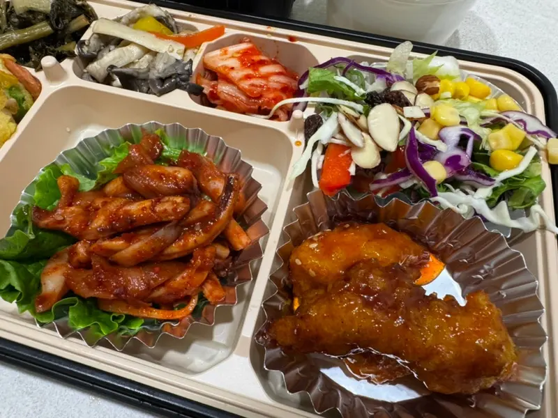 런치바스켓 단체도시락 실제 사진