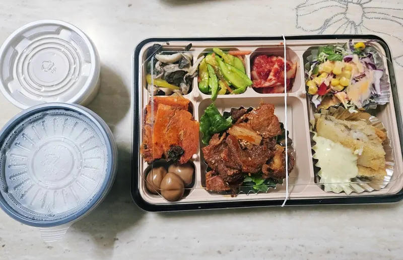 런치바스켓 단체도시락 실제 사진