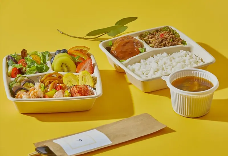 런치바스켓 단체도시락 실제 사진