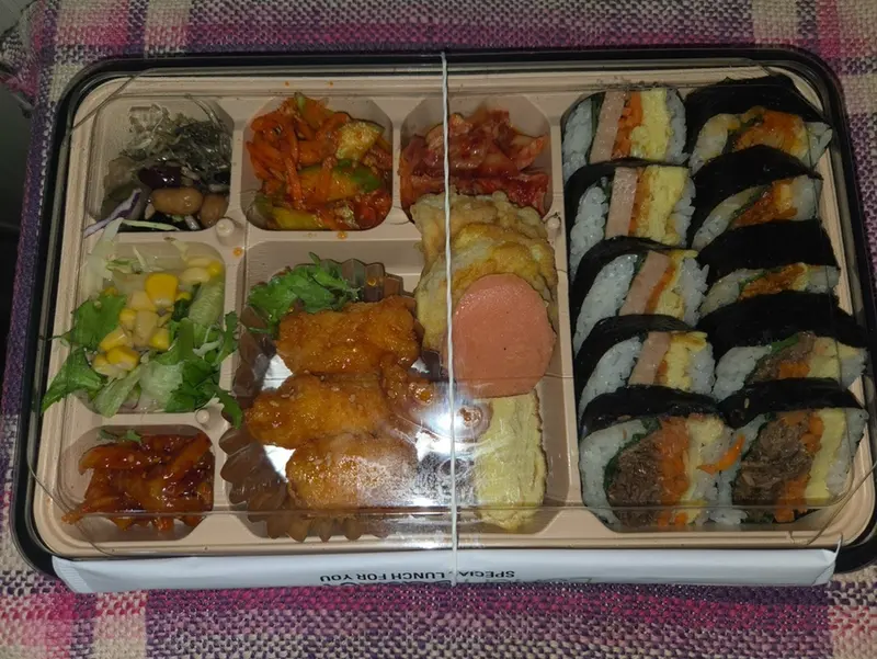 런치바스켓 단체도시락 실제 사진