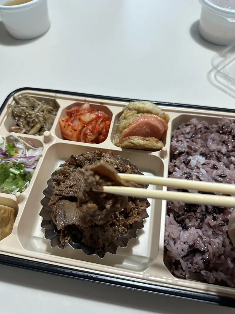 런치바스켓 단체도시락 실제 사진